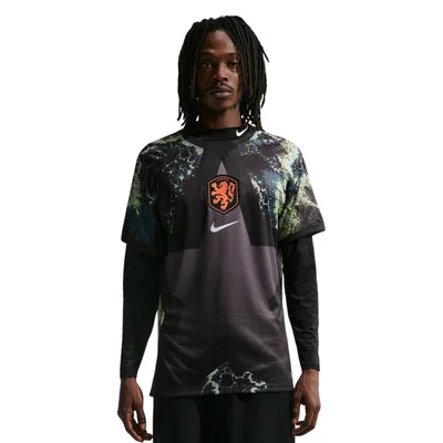 Nike Nederland Keepersshirt 2026-2028 heren zwart grijs wit - officieel KNVB keepersshirt WK 2026