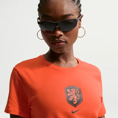 Nederland Nike Football T-shirt heren oranje met KNVB-embleem - WK 2026 fanshirt