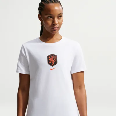 Nederland Nike Football T-shirt heren wit met KNVB-embleem - WK 2026 fanshirt