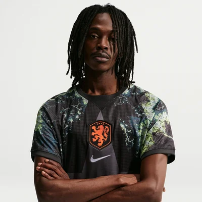 Nederland 2026 Stadium Goalkeeper Nike Dri-FIT replica keepersshirt heren zwart - WK 2026 keeperstenue