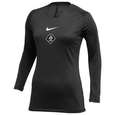 KNVB ondershirt dames (zwart met wit)
