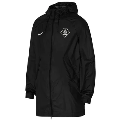 KNVB Staff regenjas heren (zwart met wit)