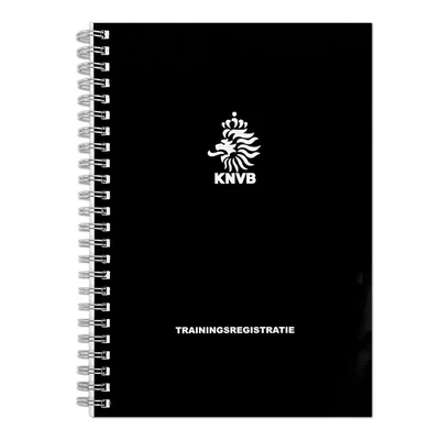 KNVB trainingsregistratie A5 (zwart)