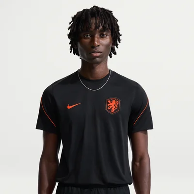 Nederlands Elftal Strike shirt met korte mouwen 2026/2028 (zwart)