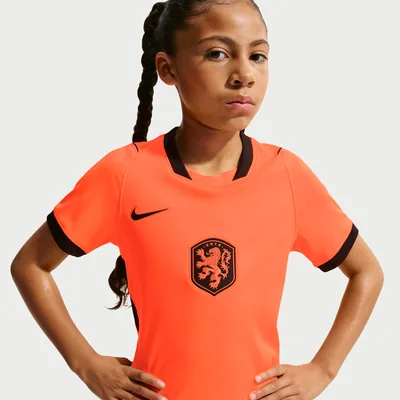 Nederland 2026 Stadium Dri-FIT thuisshirt oudere kids oranje - WK supporters shirt kinderen