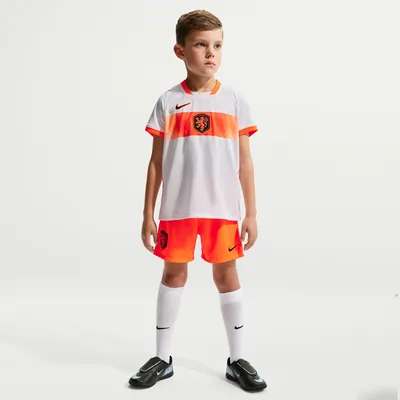 Nederland 2026 Stadium kleuters 3-delig uitpakje wit - WK uitset kleine kids
