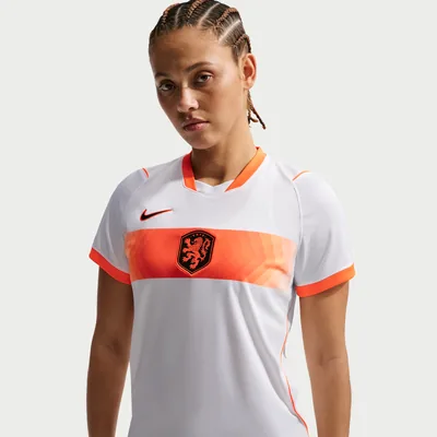 Nederland 2026 Stadium Dri-FIT uitshirt dames wit - WK 2026 uitshirt Oranje Rising