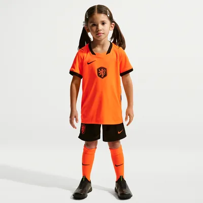 Netherlands 2026 Stadium kleuters 3-delig thuispakje oranje - WK tenue kleine kids